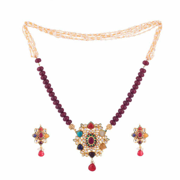 Navratan Royal Ruby Set